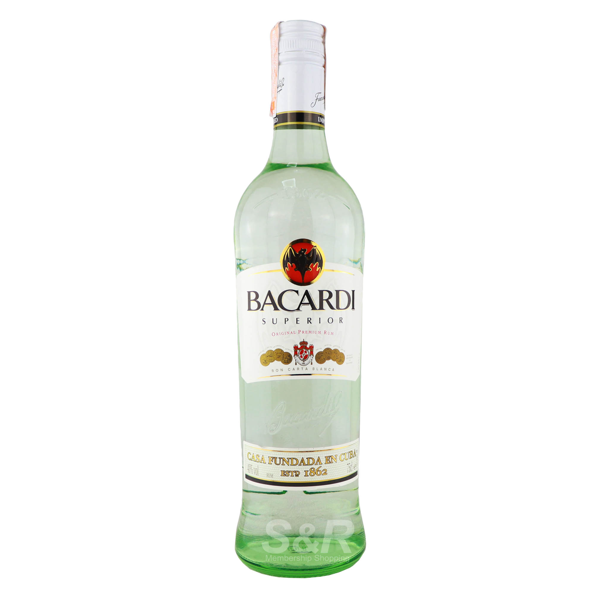 Bacardi White Rum 750mL